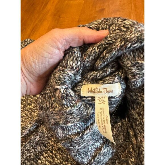 Woman’s Matilda Jane spring chunky knit sweater size M/L - Picture 4 of 7
